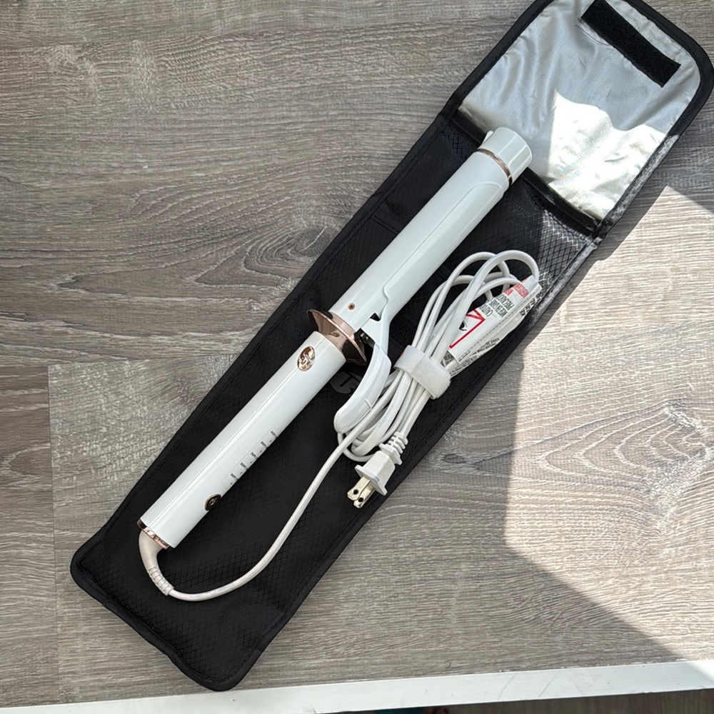 T3 White Curling Iron 1.25 inches